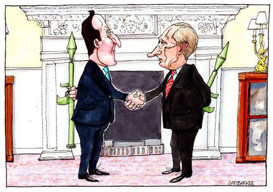 David Cameron Vladmir Putin cartoon