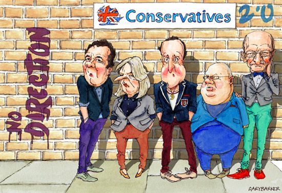 Conservatives No Direction illustration