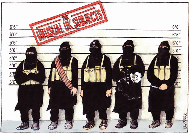Unsusual UK Subjects ISIS cartoon