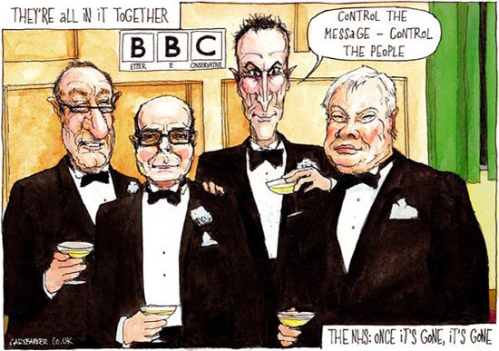  BBC and the Tories cartoon