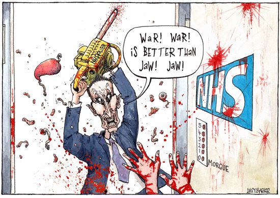 NHS Junior Doctors Jeremy Hunt cartoon