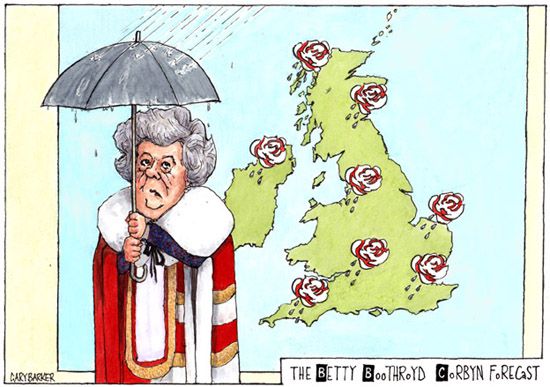 Betty Boothroyd cartoon