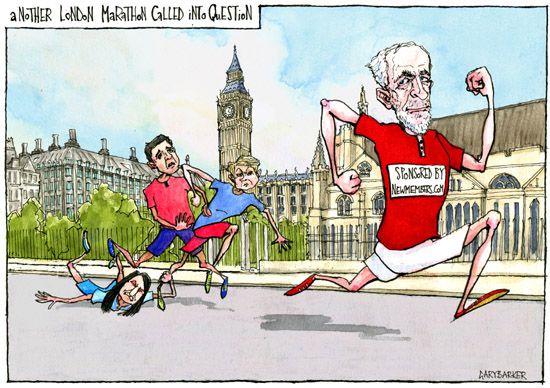 Jeremy Corbyn cartoon race