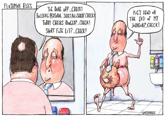 David Cameron cartoon