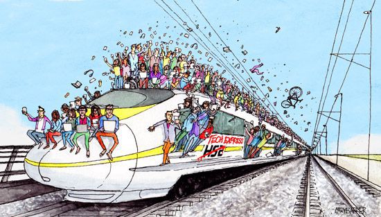 HS2 illustration cartoon