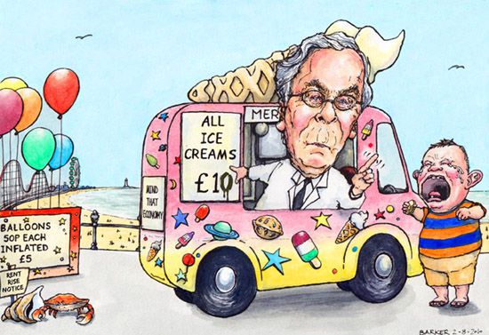 Mervyn King inflation illustration