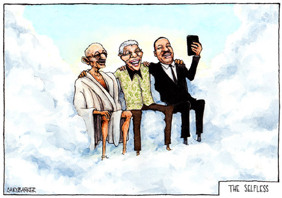 Nelson Mandela cartoon