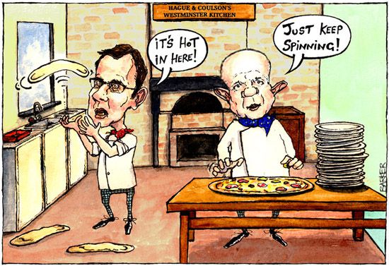 Andy Coulson William Hague cartoon