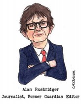 Alan Rusbridger caricature