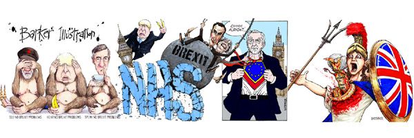 gary barker uk political cartoonist illustrator