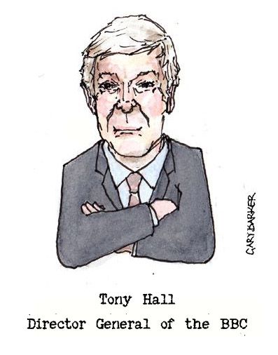 Tony Hall caricature cartoon