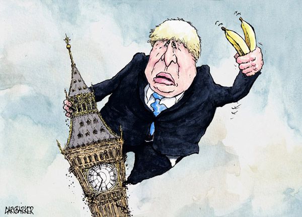 Boris Johnson cartoon