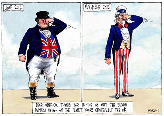 Brexit Trump cartoon