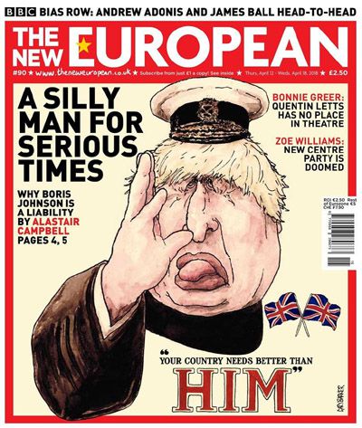 Boris Johnson cartoon