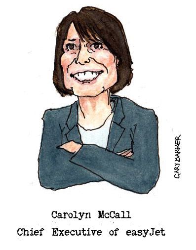Carolyn McCall caricature