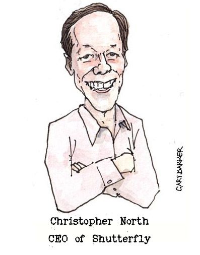 Christopher North caricature cartoon