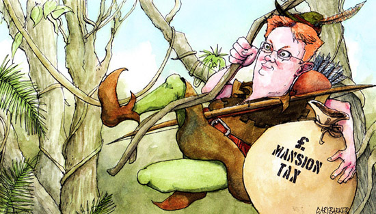 Treasury Minister Danny Alexander cartoon