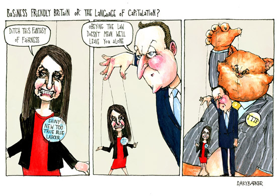David Cameron Liz Kendall cartoon