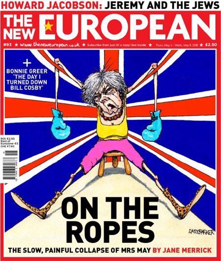 Theresa May political cartoon