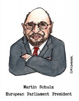 Martin Schulz karikatur caricature cartoon
