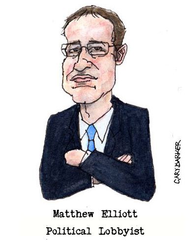 Matthew Elliott caricature