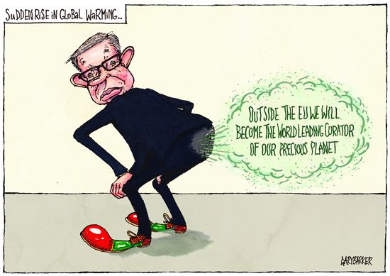 Fart Michael Gove cartoon