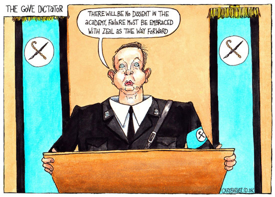 Michael Gove cartoon