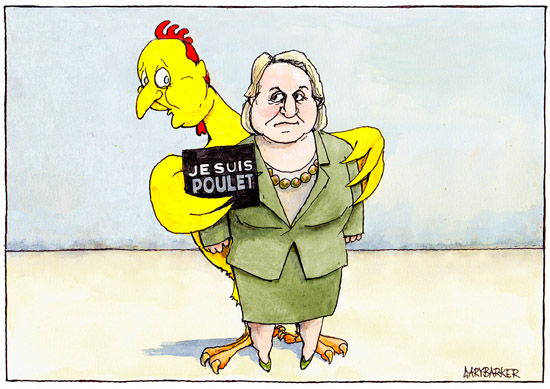 Chicken David Cameron cartoon