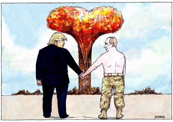 Putin Trump cartoon