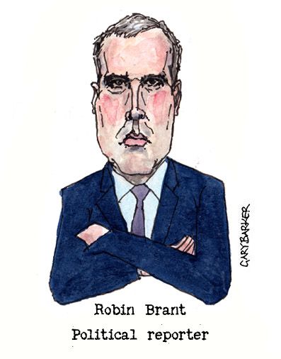 Robin Brant caricature cartoon