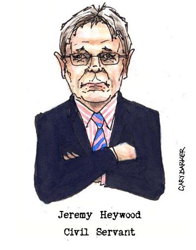 Jeremy Heywood caricature cartoon