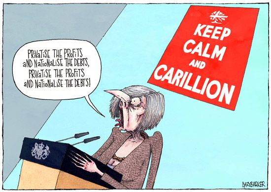 Theresa May keep calm cartoon
