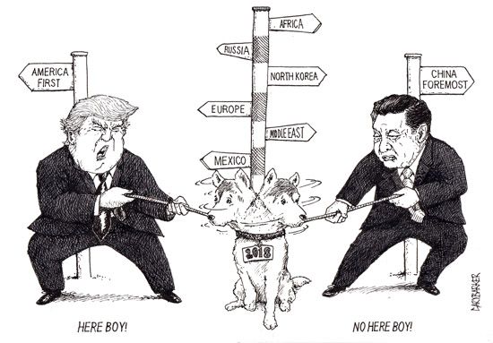 trump xi jinping cartoon