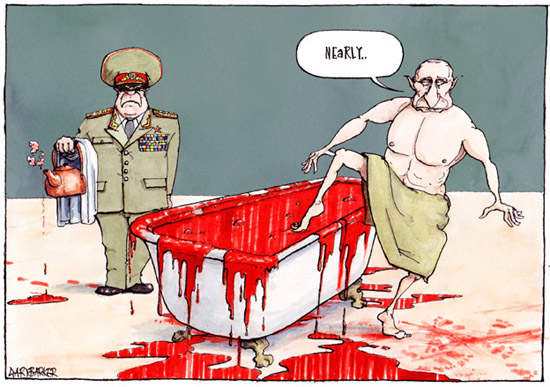 Conflict Vladimir Putin cartoon